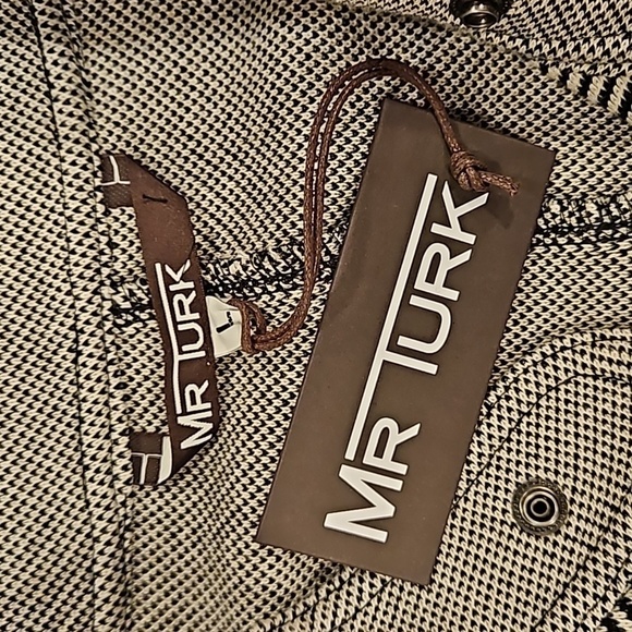 MR TURK by TRINA TURK Dean Jumpsuit ~ Soft Diamond Stripe Knit Print Large L NWT - Picture 10 of 12